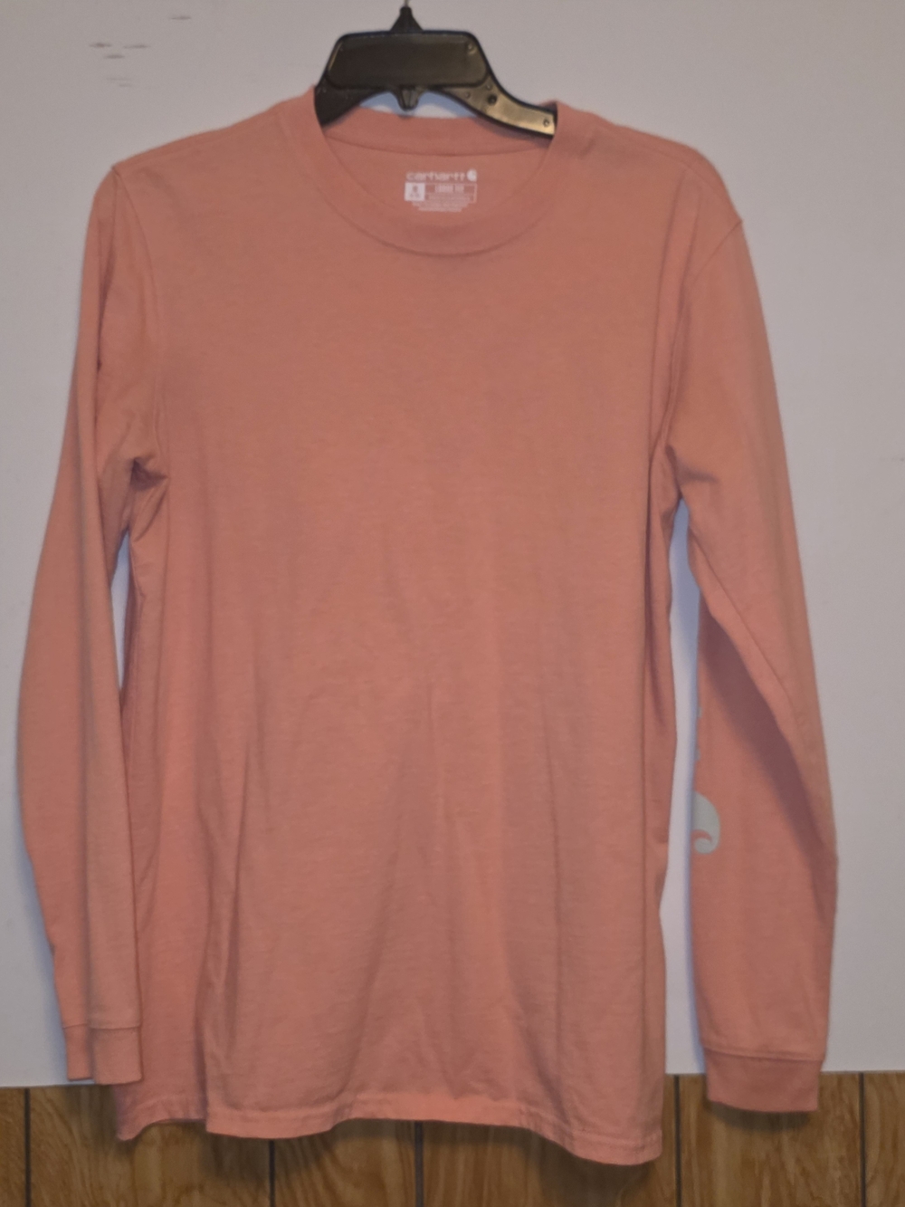 Carhartt Kids Long-Sleeve Crewneck Shirt - Coral